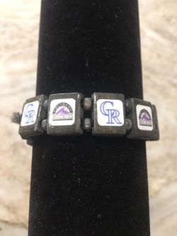 Colorado Rockies jewelry bracelet