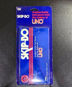 Vintage 1982 Skip-Bo Family Card Game From the Makers of UNO