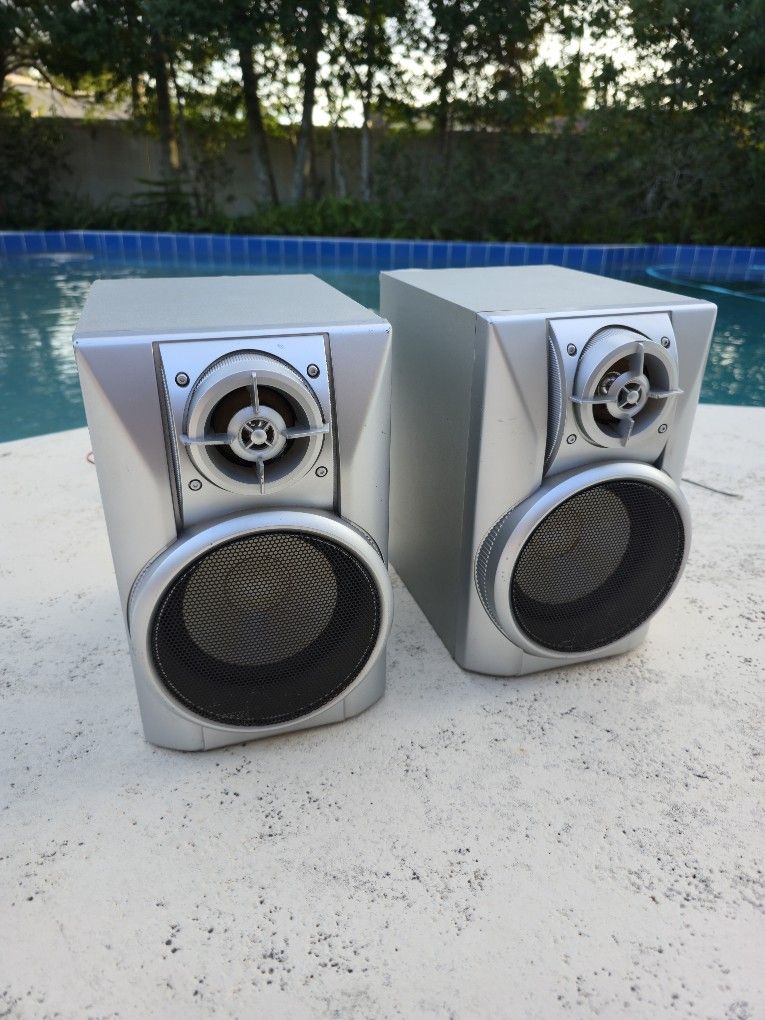 Speakers Wired Speakers Sharp Tweeter Subwoofer Pair Of Speakers