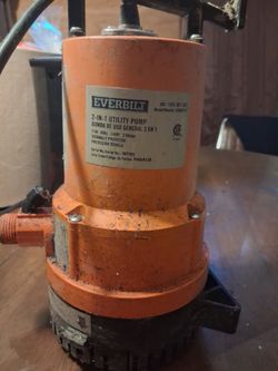Ever built  2 in 1 utility pump