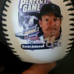 2004 Randy Johnson Perfect Game Ball