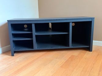 Black TV stand