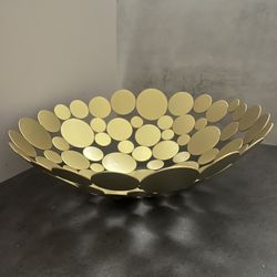 Gold Fruit Bowl