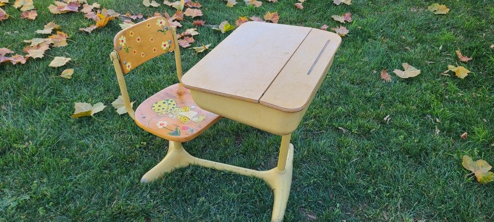 Antique School Desk