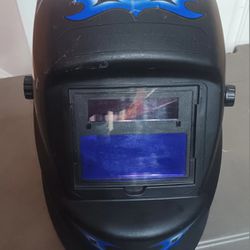 Chicago Electric Auto Darkening Welding Helmet 9 - 13 DIN with Grind Mode BLUE F