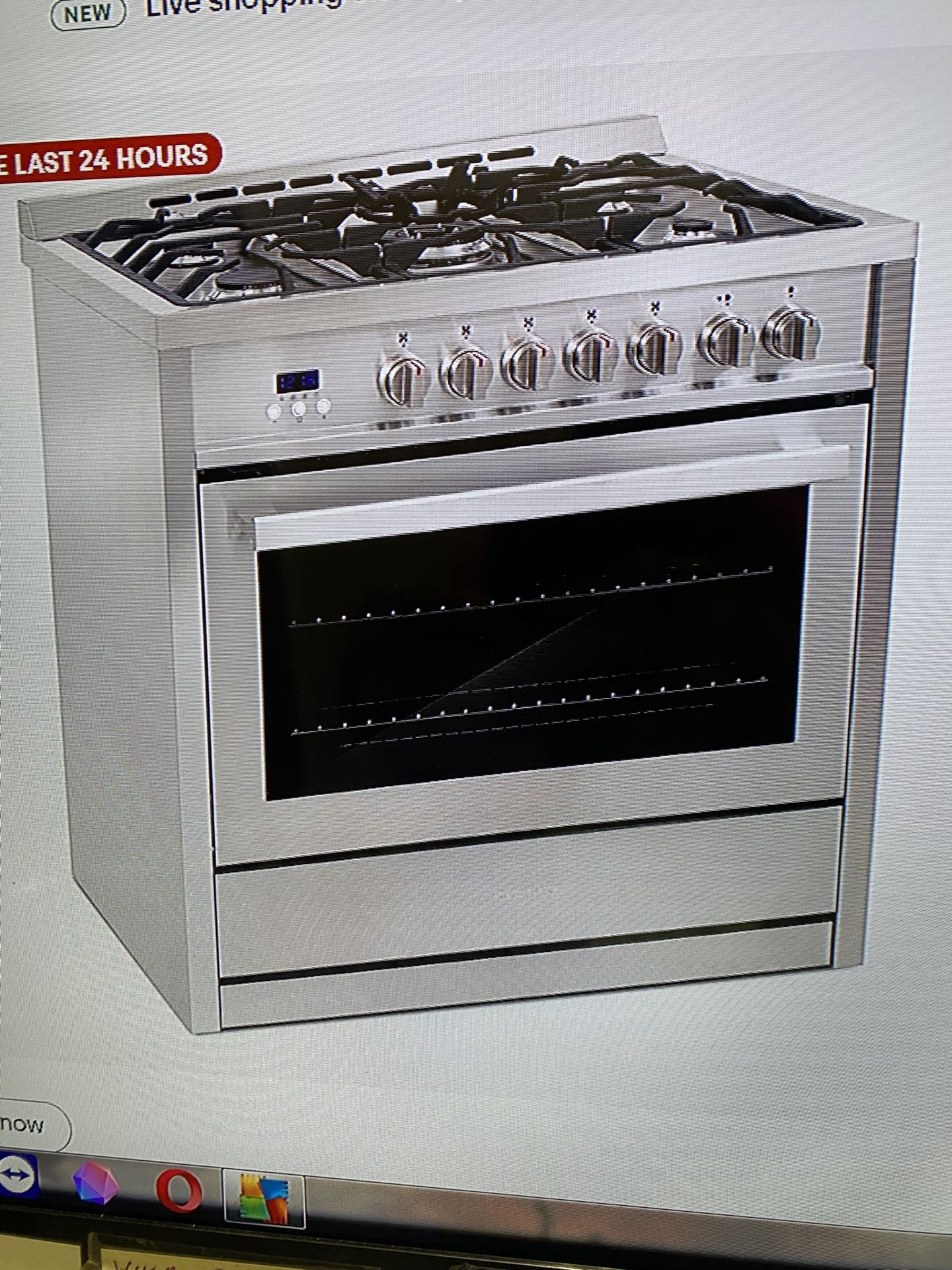 COSMO DUEL FUEL RANGE COS-F965NF 36 Inch Wide BRAND NEW IN THE BOX