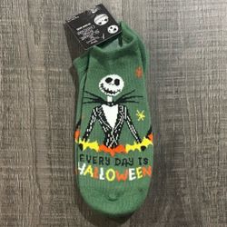 New Women’s Green Nightmare Before Christmas “Every Day Is Halloween” Socks
