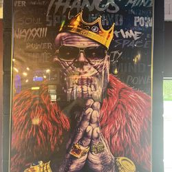 Thanos Poster Framed
