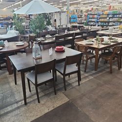 Dining tables and such different sizes round square rectangle. Come on in and ask for Tim Deals to be made if you bring cash..