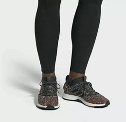 Adidas PureBoost RBL F35781 Black And Red Size 12 Boost Running Shoes New without box