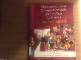 Making Content Comprehensible for English Learners Book