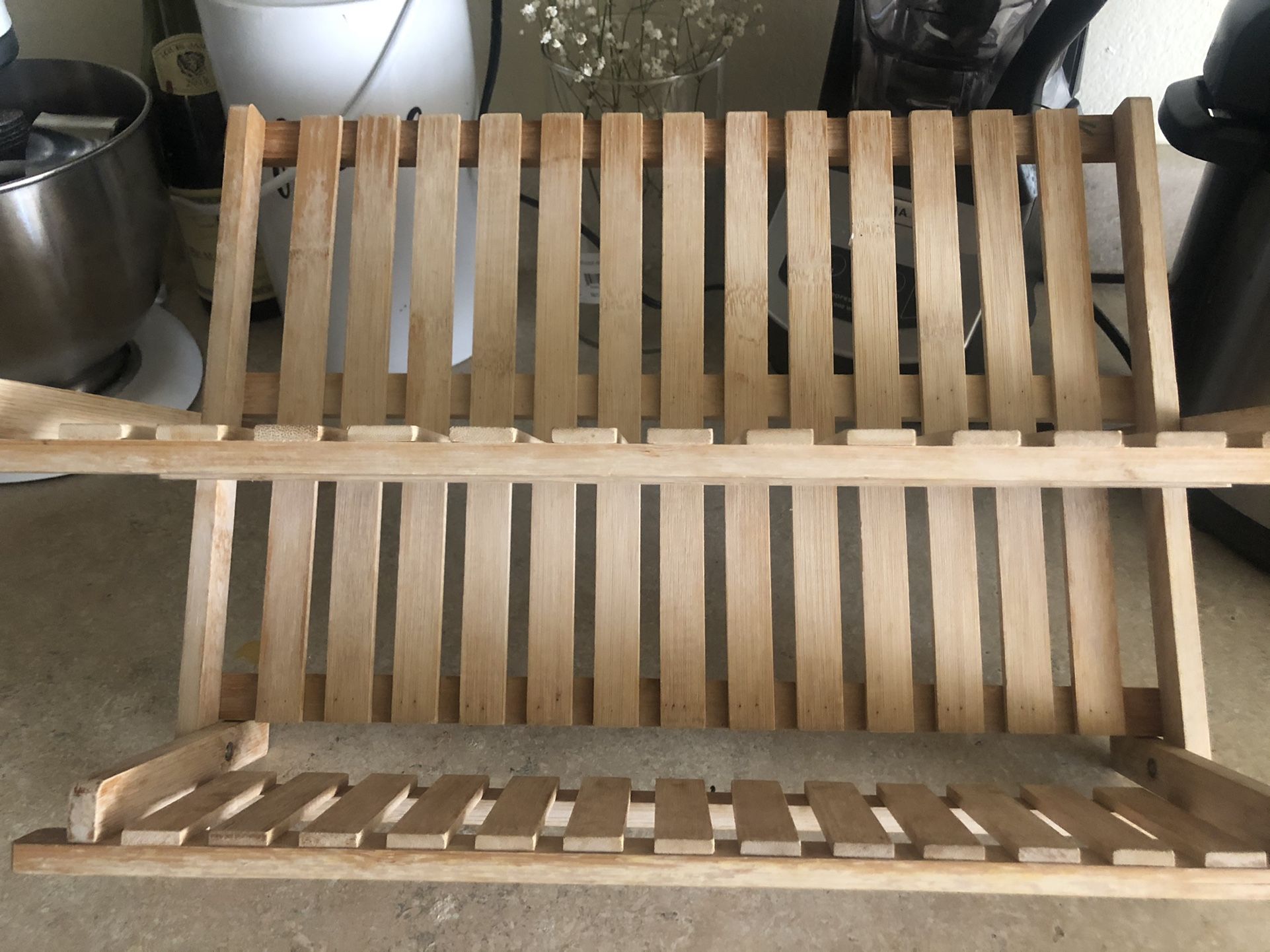 Wooden Dish Drying Rack