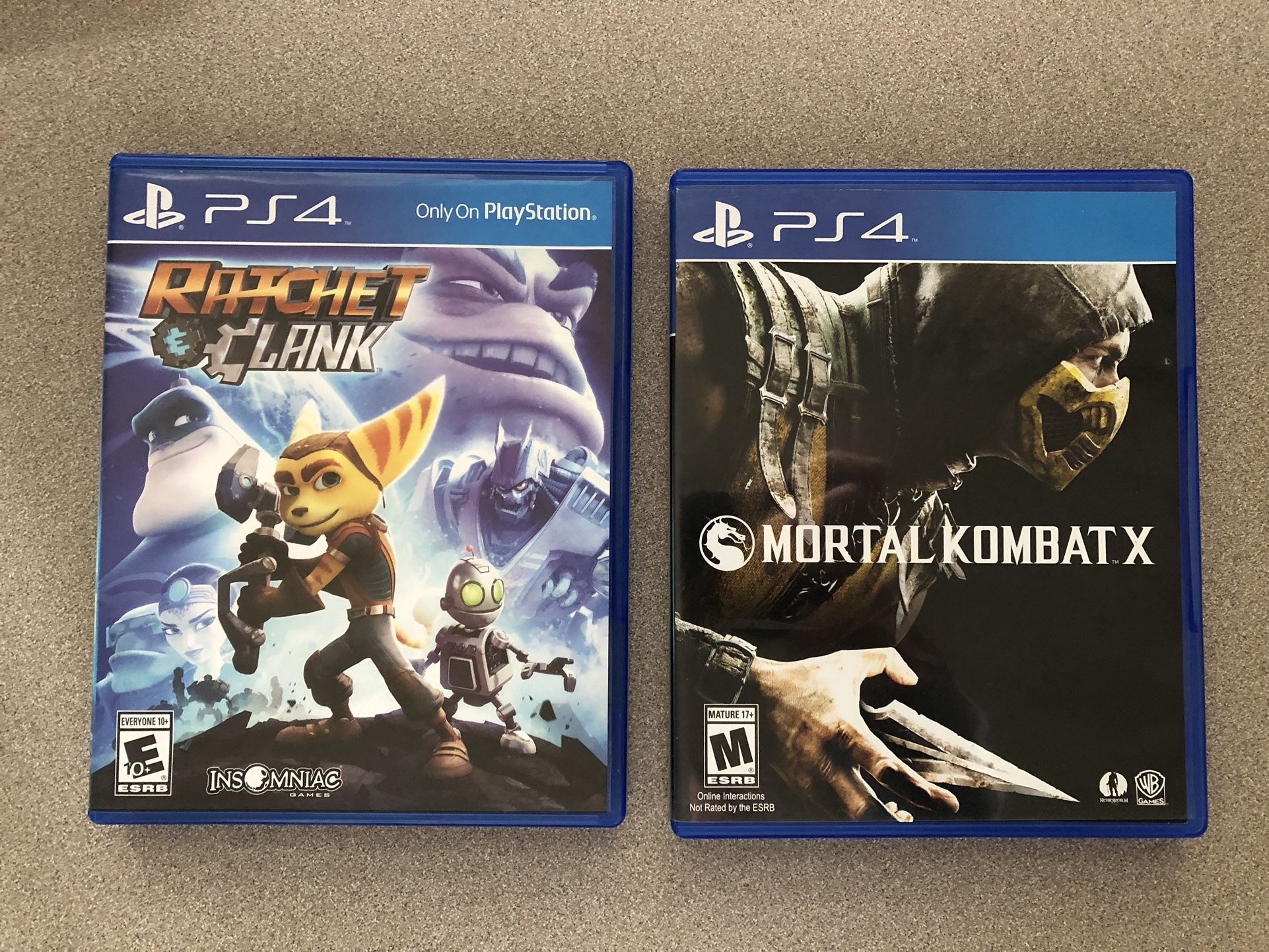 PS4 Games $10