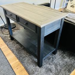 Ashley Cariton Sofa/Console Table