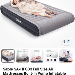 SABLE Inflatable Air Mattress - Full