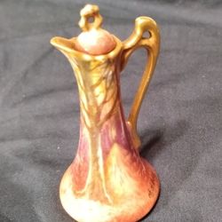 Vintage Signed Limoges Pitcher Style Vase