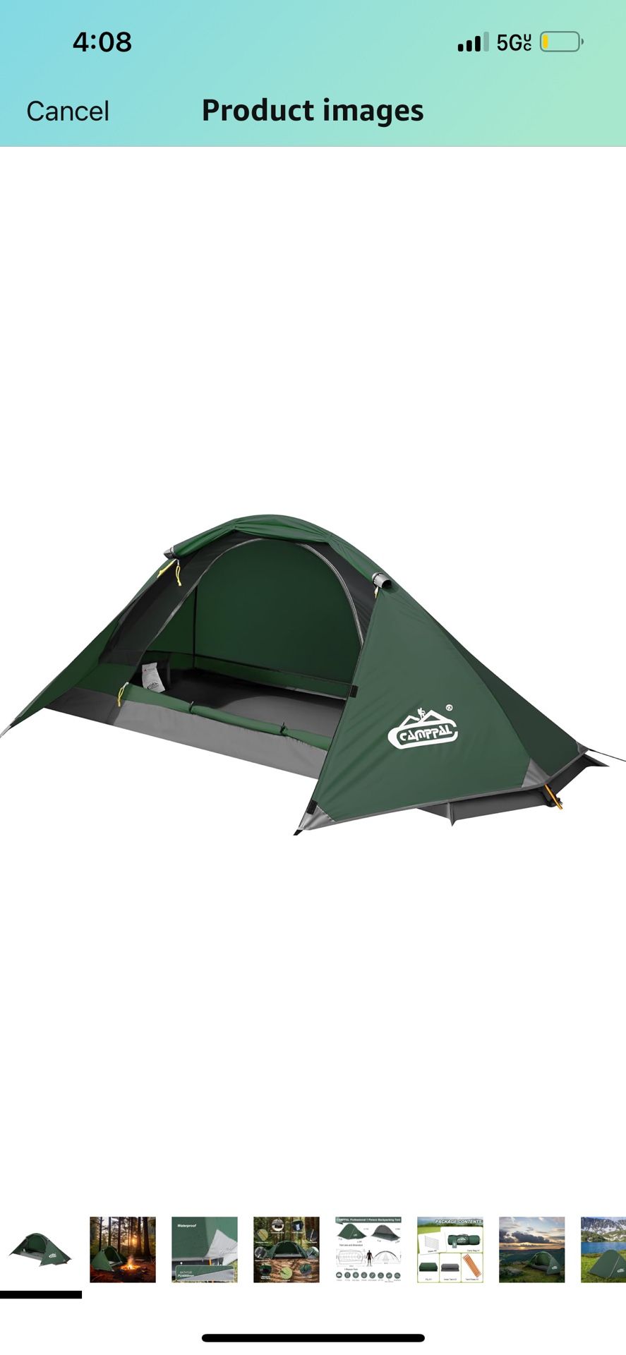 1 Person 4 Season Tent for Camping, Hiking, Mountain, Hunting, Backpacking, Tents, Resistance to Windproof, Rainproof, and Waterproof
