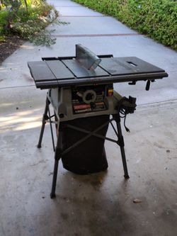 Craftsman 10" table saw in excellent condition