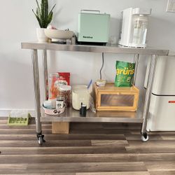 Steel Kitchen Island 