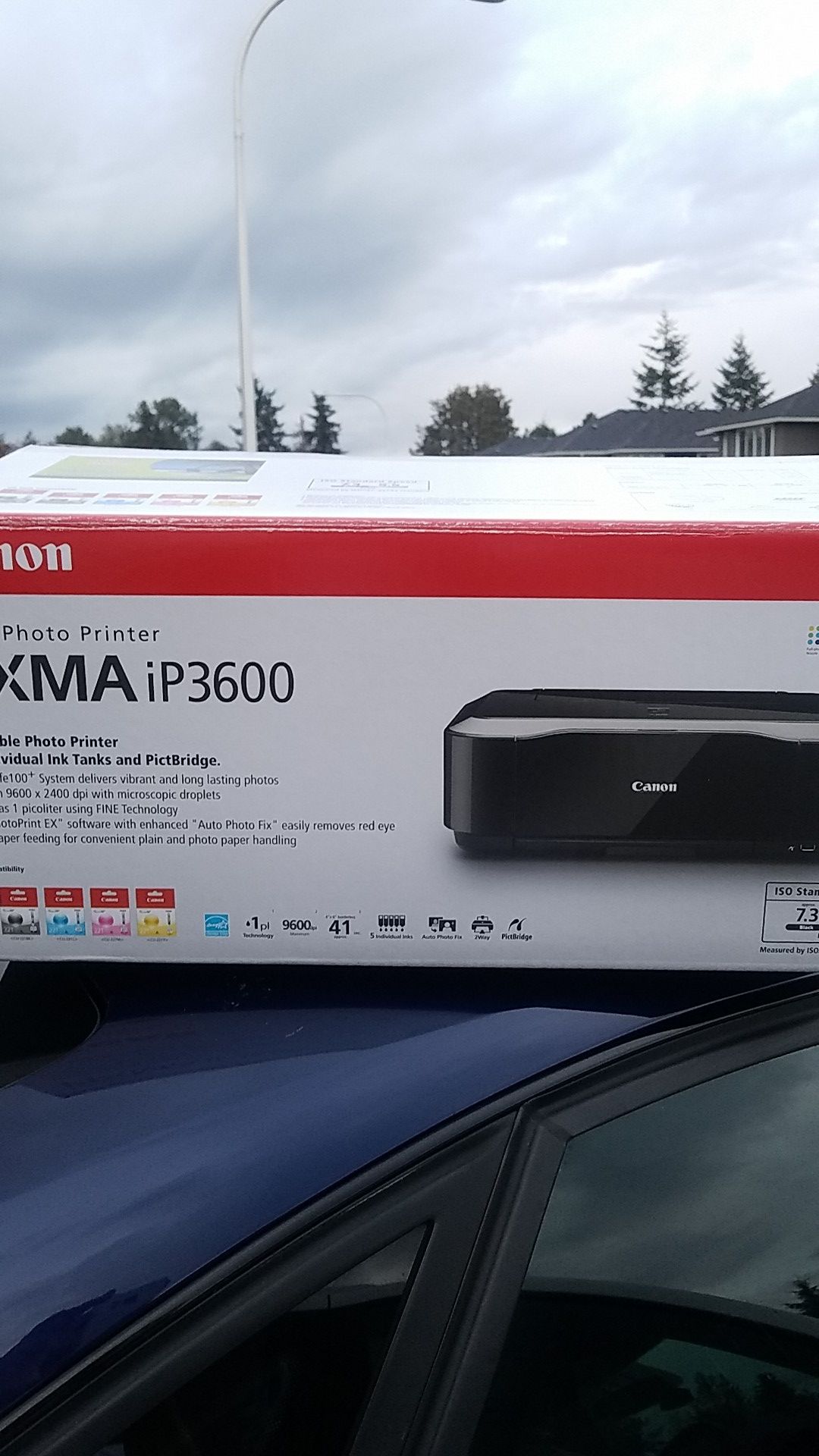 Canon inkjet photo printer Pixma IP 3600 brand new