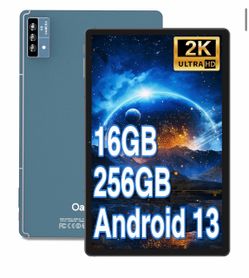 New in box Oangcc 11 Inch Android 13 Tablet, 16GB RAM+256GB ROM+2TB Expand