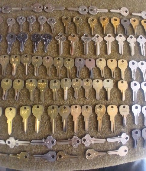 Vintage Taylor National Lock Blank Key Lot