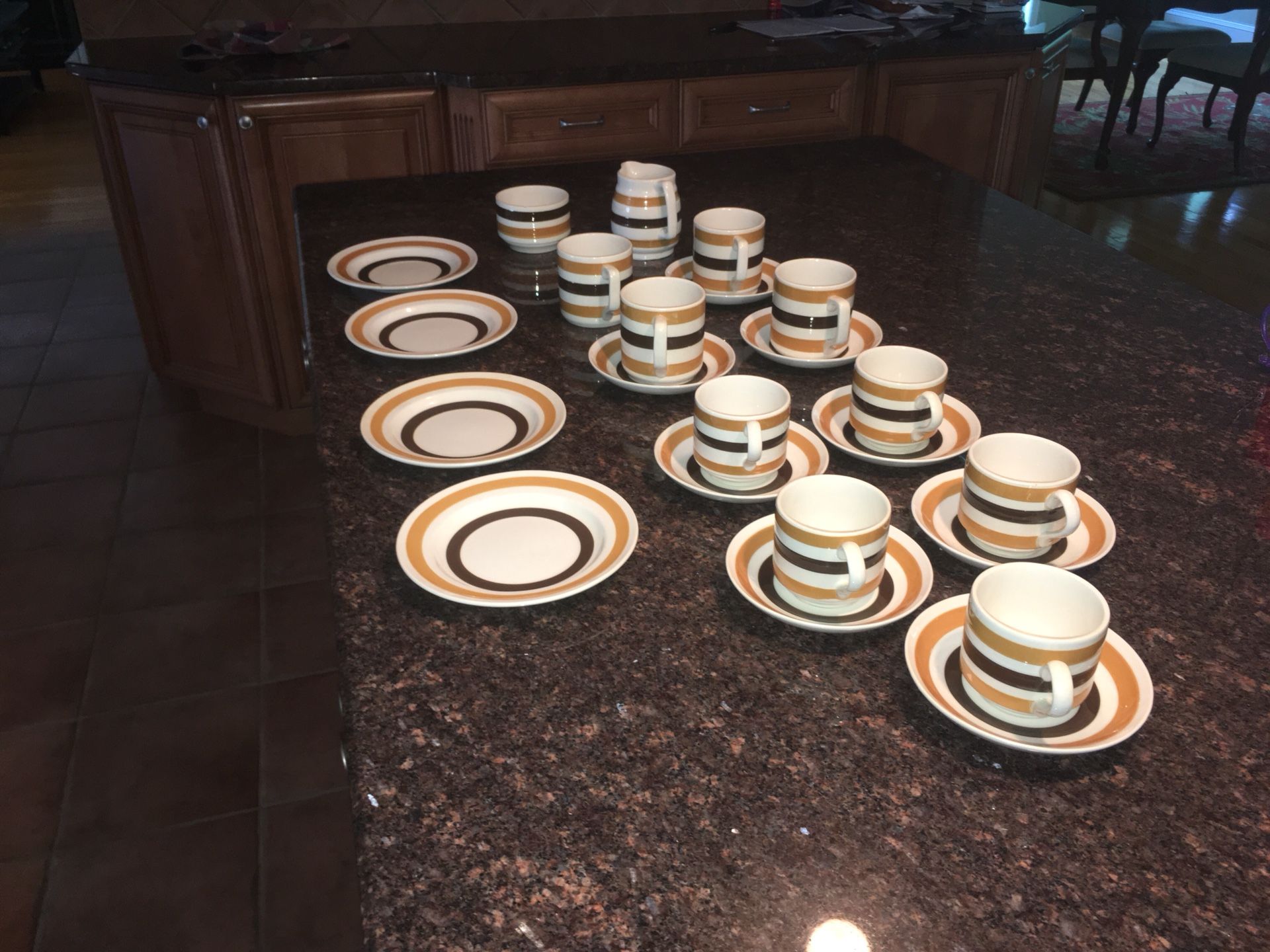 Vintage cappuccino set