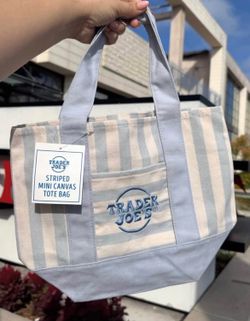 Trader Joe’s Striped Mini Tote Bags