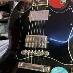 Black Epiphone SG (HH)