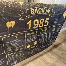 40th Birthday Party Decor 