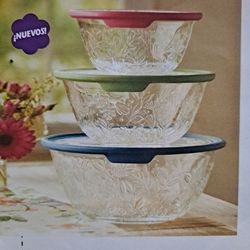 JUEGO DE TRES TAZONES PARA SERVIR WILDFLAWER PRINCESS HOUSE 🌷 ⚘️