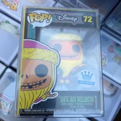 Funko Pop! Vinyl: Disney Santa Jack Skellington #72 Black Light Exclusive