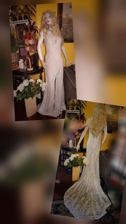 Laced Dress for Wedding, prom, Halloween, Bday. Size14
