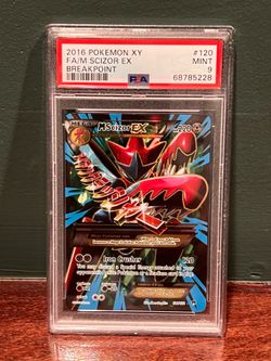 Pokémon XY Breakpoint M Scizor EX 120/122 PSA 9 MINT