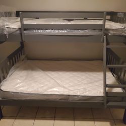 Brand New Twin Full Bunk Bed Take Home With $39 Down