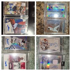 LOT OF 45 AUTOGRAPHED CARDS Yordan Alvarez RC, Lindor RC, Magic Johnson and more++ SERIOUS BUYERS ONLY!!  
