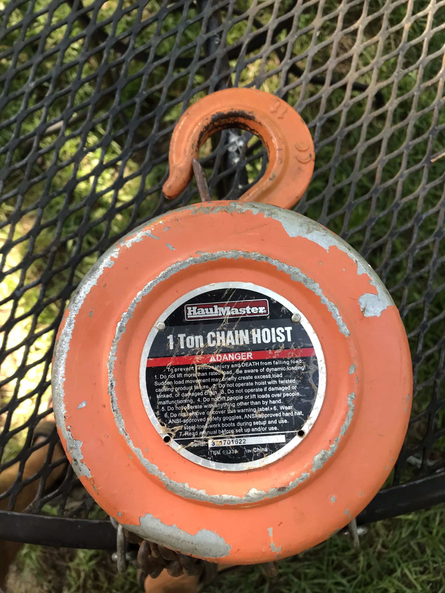 1 Ton Chain Hoist