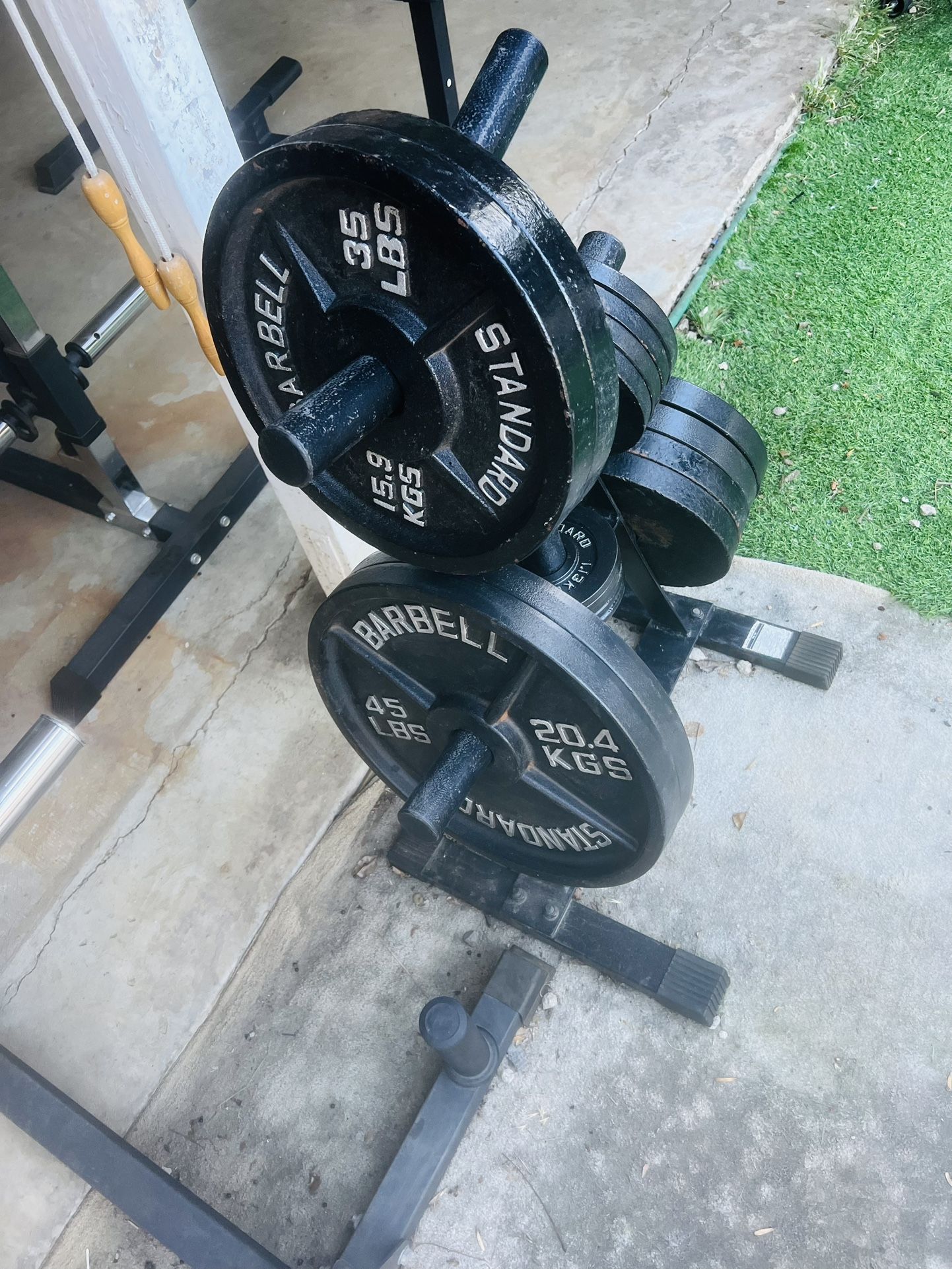 Standard Weights & Rack