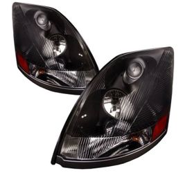 2004-2015 VOLVO VN/VNL Headlight Black Halogen type