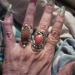 Silver Montana Agate Ring Only