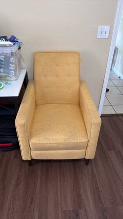 Yellow recliner