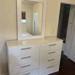 Dresser  And Mirror .  All New Furniture And Free Delivery 