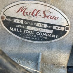 Vintage circular saw