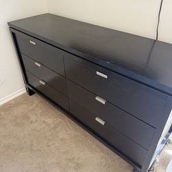 Dresser (6 Drawers) *Black*