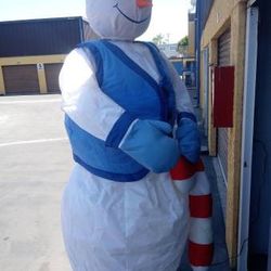 Animated &Musical Motion Sensored Life Size rare gemmy Snowman "6 Feet .N0 Deliever