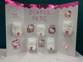 Hello Kitty Diaper Pong