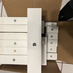 Empty Boxes of iPhone Products 