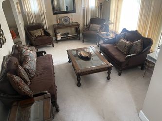 9 Piece luxury living room set