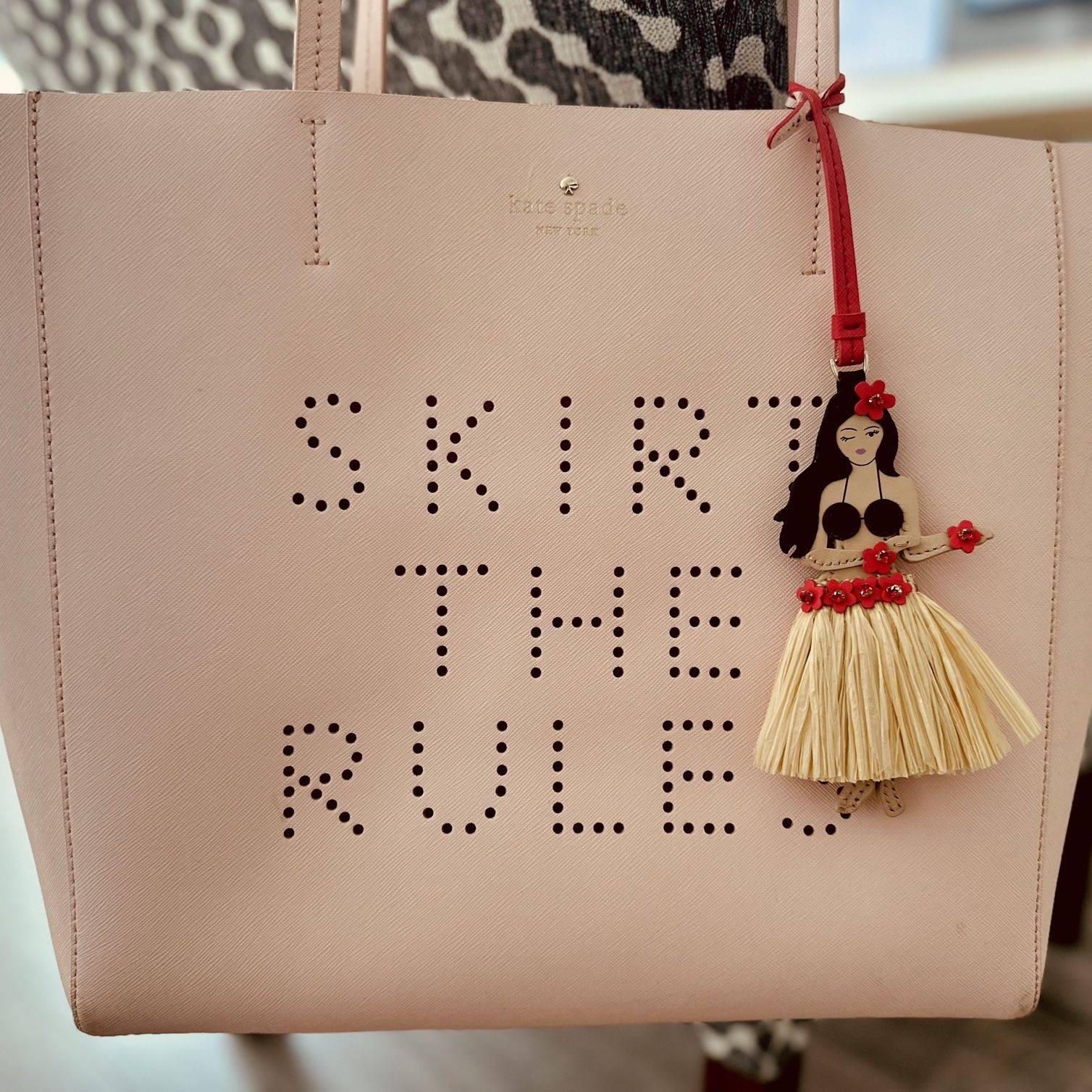 Kate Spade Custom Hawaiian Tote Bag In Pink