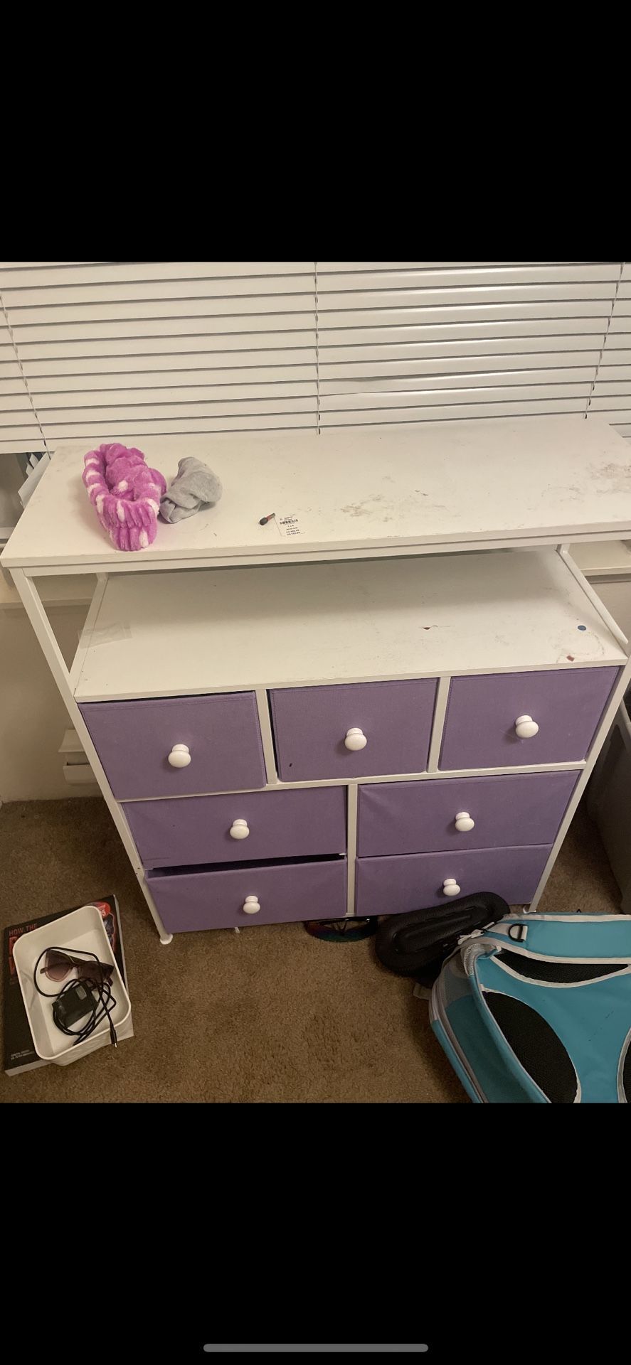 Metal 7 Drawer Dresser Kids 
